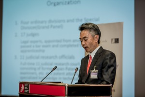 image1:Judge Nakashima giving a speech