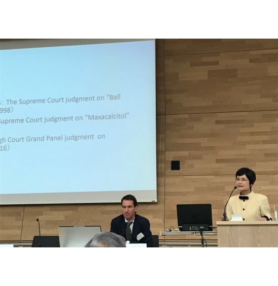 image1:Chief Judge Takabe participating the International Symposium 2018