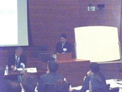 image2:Judge Yaguchi gaving a presentation