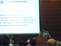 image:Judge Furuya giving a speech at the conference