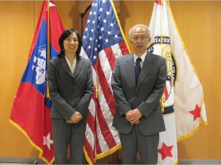 image: Deputy Director Lee and Chief Judge Shitara