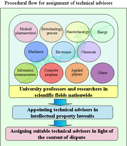 Illustration: Procedural flow for assignment of technical advisors