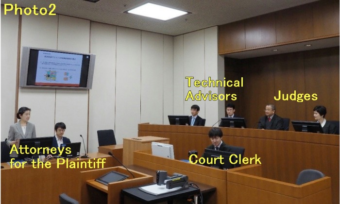 image: Photo2 Attorneys for the plaintiff making a presentation