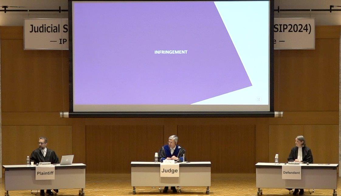 模擬裁判の様子