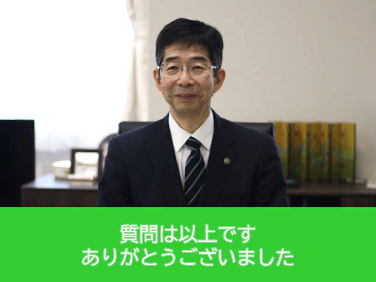 所長室での本多所長