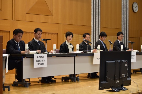 画像：国際知財司法シンポジウム2019 模擬裁判