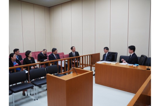 写真：南京市中級人民法院訪日交流団1
