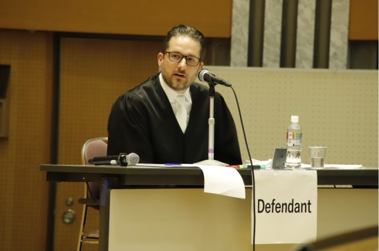 写真:模擬裁判の様子その4